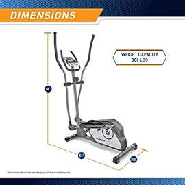 Marcy Magnetic Elliptical Trainer Cardio Workout Machine