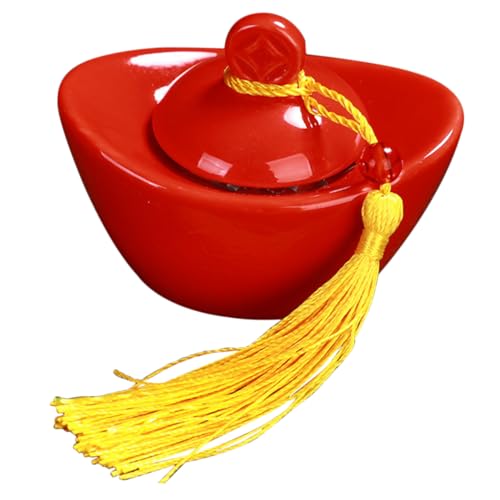 Alipis Vintage de Roja Almacenamiento de Chino Decoración de Escritorio