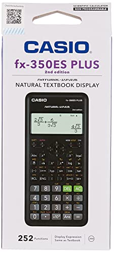 Casio scientific calculator fx-350esplus-2 black