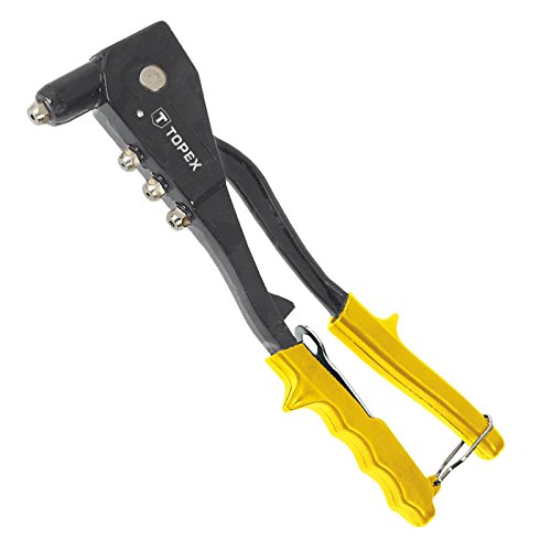 Pinza rivettatrice Pop Rivettatrice per rivetti ciechi Pinza con 4 Bocchini Rivetti Pinza rivettatrice von Topex