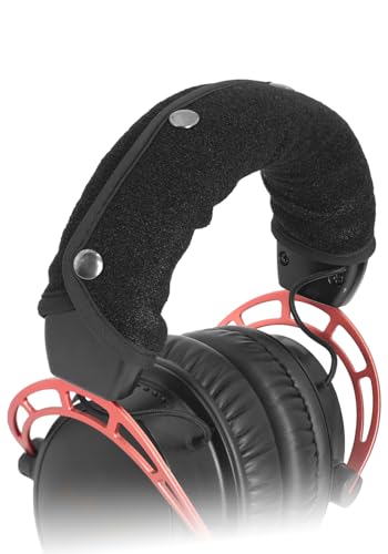 Image of GEVO Replacement Headphone Headband Cover for HyperX Cloud & Alpha,Cloud 1 /2 /3 /Pro,Cloud X /Core,Flight,Stinger Gaming Headset,Headband Cushion Easy Installation No Tool Needed-Velvet Black