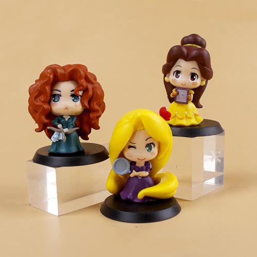 Image of Mini Action Figures, Multiple Character Collectible Set, Car Dashboard, Decoration and Cake Topper Toys for Fans 5-15 cm (9 Cute Little Princess Anime Set)