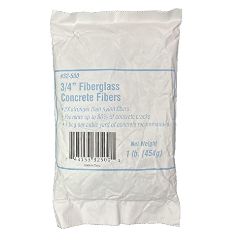 Bon Tool 32-500 fibres de béton – 1,9 cm anti-crak – 0,5 kg – Lot de 20