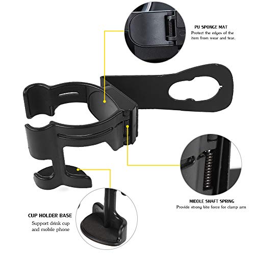 Portavasos y soporte de teléfono para Jeep Wrangler JK miniatura 4