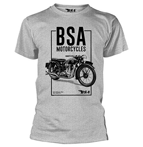 BSA Optics - Camiseta - para Hombre Gris Gris S