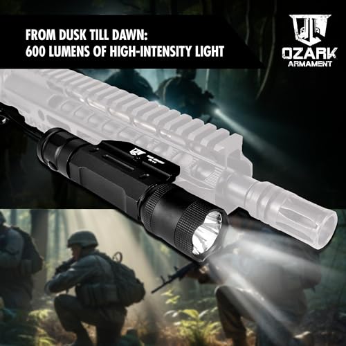 OZARK ARMAMENT Rifle Light Picatinny Flashlight - Rifle Mounte | Shop ...