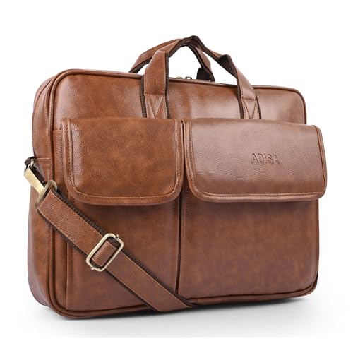 Image of ADISA Laptop Messenger Office Bag Briefcase for Work for Men (LB6055)
