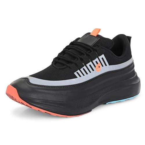 Image of Centrino Sporty Sneakers for Man | Shoes for Men Stylish | Casual Lightweight Lace-Up Canvas Walking Shoes | Cushioned Insole | Breathable Comfortable Anti-Skid | Mens Sports Shoes for Daily Outings (6830)