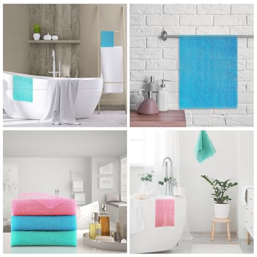 image for UJFQBH 3 Pieces african exfoliating net African Net Long Net Bath Spon