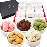 チョコレート ギフト 贅沢ナッツショコラータ5種×3袋(15袋)詰め合わせ お菓子 プレゼント 小分け アーモンドココア 抹茶 ピーカンナッツキャラメル カシューナッツ 苺 くるみ ホワイトチョコ 岩塩 スイーツ 高級 贈り物 ナッツチョコ