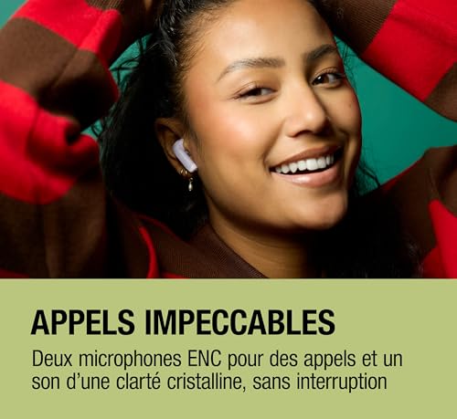 Fresh 'n Rebel Twins Core 2 Écouteurs Bluetooth sans Fil Intra-Auriculaires, Bluetooth 6.0, 40 h d'Autonomie, 2 Micros ENC pour des Appels Clairs, Charge Rapide, IPX4 (Wild Green) – vue 4