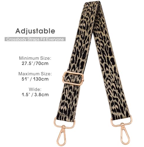 Image of Replacement Purse Strap Shoulder Strap Adjustable Crossbody Strap for Women Crossbody Wide Shoulder Bag