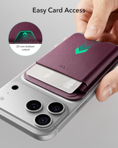 Image of ESR for MagSafe Wallet, 5 Card Holder for Phone Case, RFID Blocking