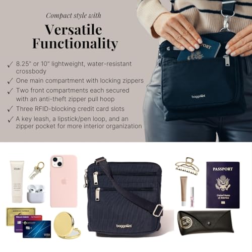 Image of Baggallini Securtex Anti-Theft Crossbody