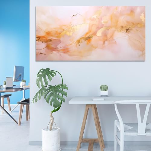 Tableau moderne surdimensionné marbre déco murale 60x122cm - 7