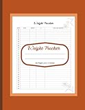  Weight Tracker: The Ultimate Large Weight Tracker for Your Wellness Journey, 8.5\