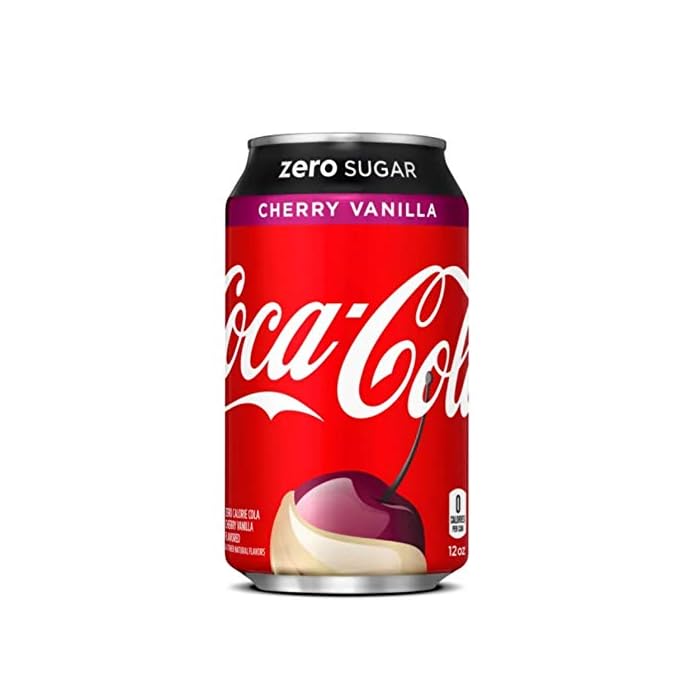 Buy New Cocacola Cherry Vanilla Coke Zero Sugar Coke12 fl oz cans, 12