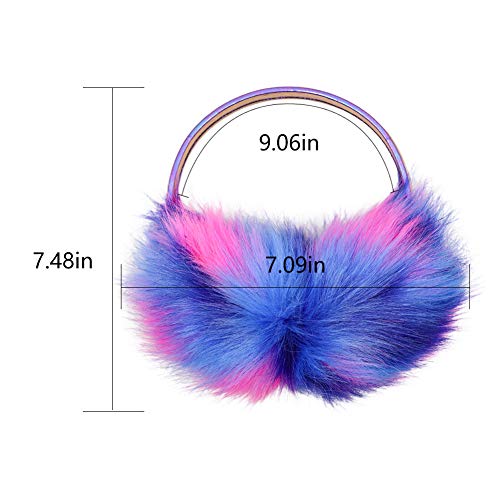 Ztl Womens Girls Fluffy Earmuffs Adjustable Winter Outdoor Ear Warmers #TOP4