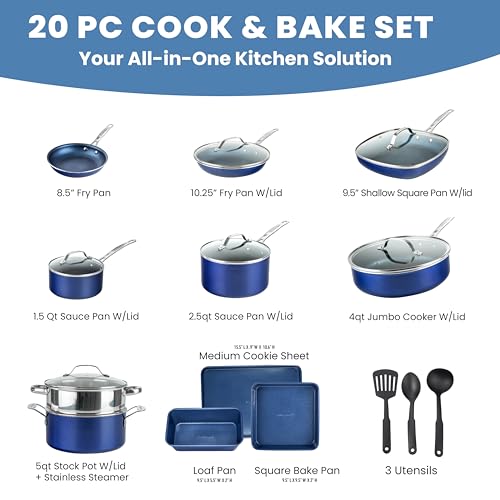 GRANITESTONE-Blue-20-Pc-Kitchen-Pots-and-Pans-Set-Non-Stick-Kitchen-Cookware-Sets-Granite-Nonstick-Cookware-Set-Diamond-Coated-Non-Stick-Pots-and-Pan-Set-Non-Toxic-Cookware-Set-Dishwasher-Safe