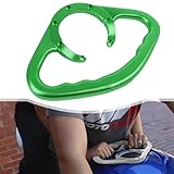 Motorcycle Passenger Grab Bar, for Kawasaki Ninja ZX6R Z 1000 650 400 ZX-10R ZX-6R ZX10R, Fuel Tank Armrest Front Passenger Hand Grip (Green)
