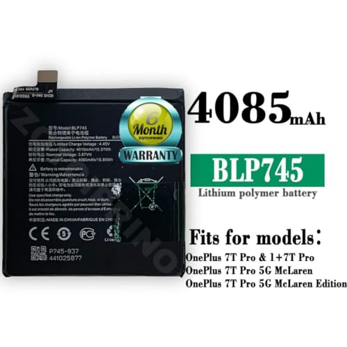 Image of Original BLP745 Battery for Oneplus 7T Pro HD1910 HD1911 HD1913 Battery with 6 Month Warranty**** (N234)