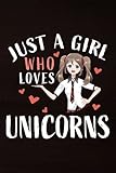  Movie Critics Journal - Just a Girl Who Loves Unicorns Galaxy Space Unicorn Gift Premium Meme: Journal to Rate and Review Your Favorite Movies, Movie ... for Movie Buffs, Movie Rating Book,Daily J