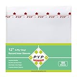 50-Pack 3-Layer Premium Master Vinyl Record Sleeves - 12 inch Anti Static Rice Paper LP Sleeves for 33 RPM, Protect Your LP Collection