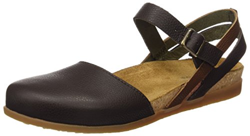 El Naturalista S.A Nf41 Soft Grain Zumaia Sandalias con punta cerrada, Mujer, Marrón (Brown Mixed), 40 EU (7 UK)
