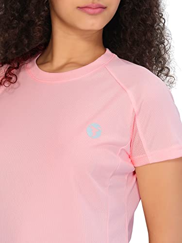 Image of TECHNOSPORT Women's 100% Polyester Regular Fit T-Shirt