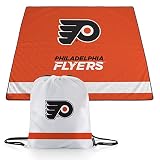 PICNIC TIME NHL Philadelphia Flyers Picnic Blanket, Lightweight Beach Blanket, Machine Washable, Outdoor Blanket