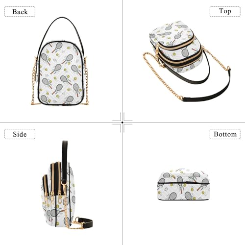 Image of MCHIVER Golf Crossbody Bag for Women Cell Phone Purse Wallet with Removable Chain Shoulder Handbag