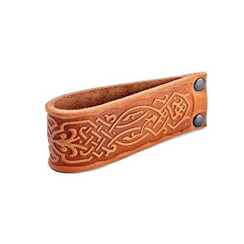 Support de pipe Dr. Watson en cuir véritable, le cadeau fait main pour fumeur