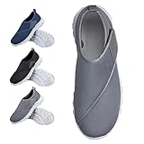 Photo Gallery azmaht scarpe uomo a pianta larga pantofola diabetici estivi sanitarie da passeggio comode comode slip on sneaker casual ortopediche con strappo per piedi gonfi camminata,grigio,40 eu Photo Gallery azmaht scarpe uomo a pianta larga pantofola diabetici estivi sanitarie da passeggio comode comode slip on sneaker casual ortopediche con strappo per piedi gonfi camminata,grigio,40 eu