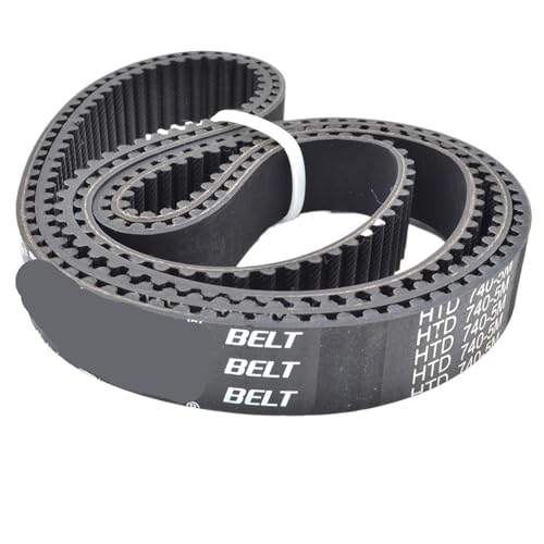 Courroie dentée HTD 5M 730mm pas 5mm pas de glissement largeur 15mm pour moteur