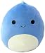 Squishmallow 8" Plush (Brody The Blue Dinosaur)