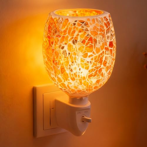 BORDEAG Elektrische Duftlampe, Elektrische Glas Duftlampe, Elektrischer...