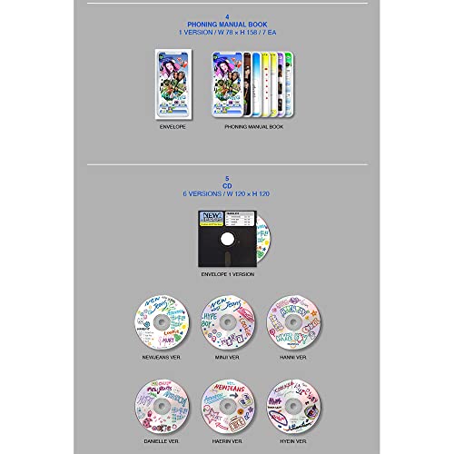 dreamus NewJeans - 1st EP 'New Jeans' album [Bluebook ver] (HYEIN) by DREAMUS - Image 5