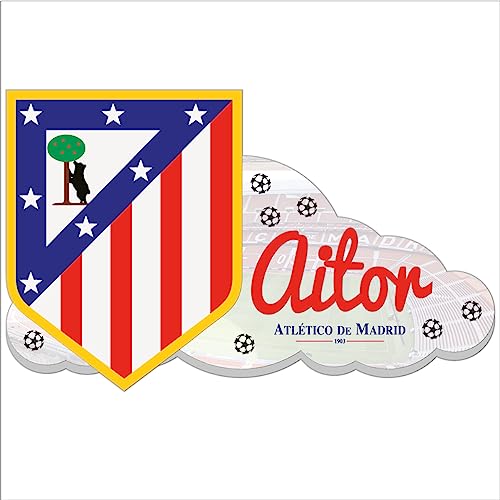 Letrero en Madera (Atlético de Madrid)