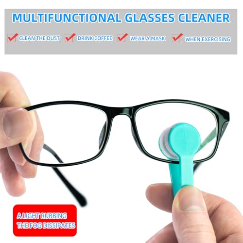 Escova de limpeza para limpeza de lentes de óculos de sol - Mini limpador de óculos de sol de microf