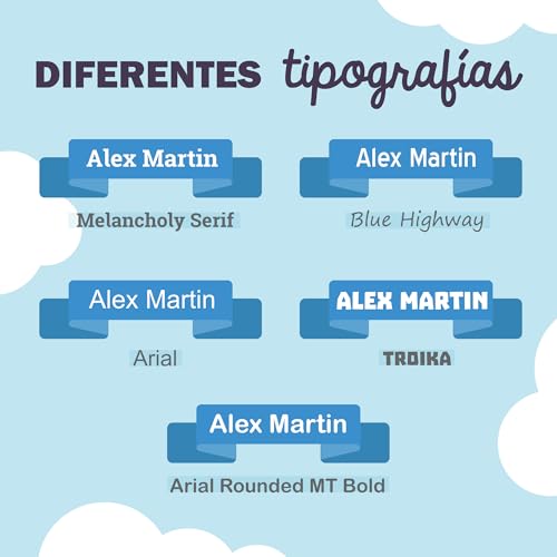 Miniatura 6 de Stikets 9 Cintas Personalizadas Para Colgar Ropa De Niños Sin Coser. Cierre Permanente 240x15 Mm