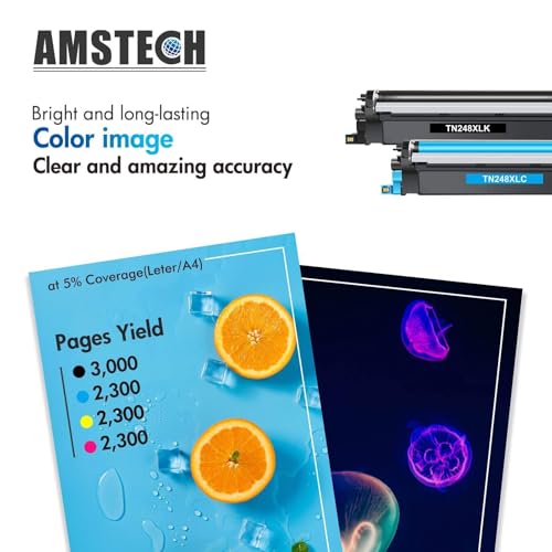 MFC-L3760CDW TN248XL TN248 TN-248 Toner: Kompatible für Brother MFC-L3740CDW TN-248XL TN 248XL DCP-L3560CDW DCP-L3520CDW DCP-L3520CDWE MFC-L3740CDWE HL-L3240CDW MFC-L8390CDW HL-L3220CWE