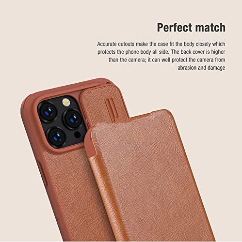 Funda para iPhone 14 Pro Max con ranuras para tarjetas y forro interno protector 6