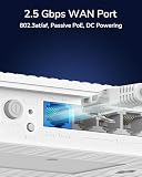 Cudy AX3000 WiFi 6 2.5G PoE-Powered Router with USB 2.0 Port, Dual Band VPN Router, MU-MIMO, WireGuard, Cudy Mesh Compatible, APP Control, WR3000P - 6