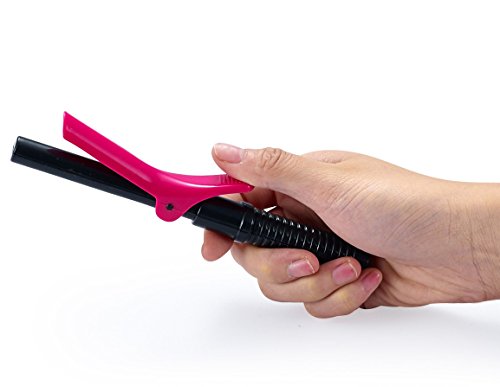 JaxoJoy Beauty Stylist Set – Complete Play Pretend Hair Salon Station Gift Playset for Girls with Toy Blow Dryer, Curler, Scissors, Comb, Mirror & Other Styling Tools – Recommended Ages 3+