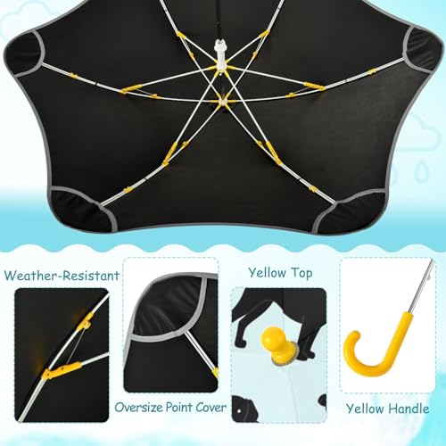 Paraguas con protección UV para niños con tira reflectante escolar 4