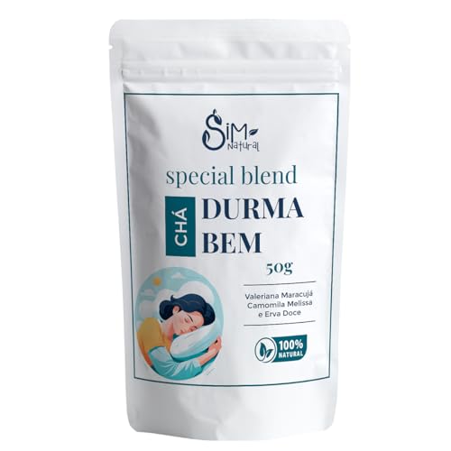 Chá Durma Bem, Blend Chá Para Dormir Para Insônia 50g