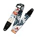 Levy's Leathers 2" Polyester Guitar Strap Sublimation-Printed with original artist's Design, Genuine Leather Ends (MPD2-016)
