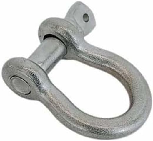 Marine 1/2" Screw Pin Anchor Shackle 3,000 Lbs WLL T316 Drop Forged Stainless Steel