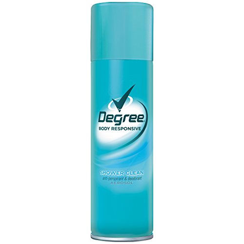 Degree Women, Anti-perspirant/Deodorant Aerosol, Shower Clean, 6-Ounce (Pack of 3)