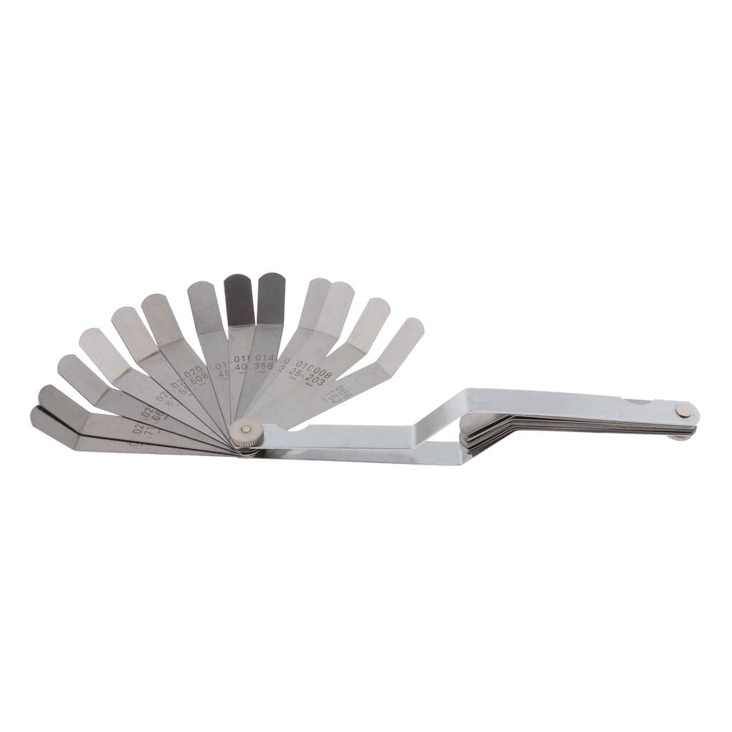 5 set di 26 lame offset piegate spessimetro metrico in pollici con doppia marcatura